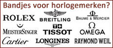Horlogebande voor alle merken.