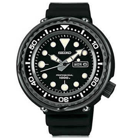 Seiko Prospex Horlogeband SBBN011 Zwart Rubber