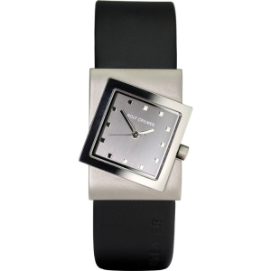 Rolf Cremer Turn 491997 Horlogeband Zwart Leer 22mm