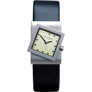 Rolf Cremer Turn 492058 Horlogeband Zwart Leer 22mm