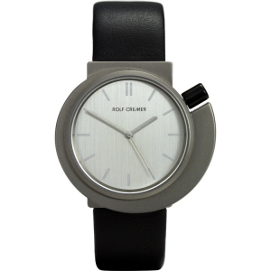 Rolf Cremer Spirale 492312 Horlogeband Zwart Leer 20mm