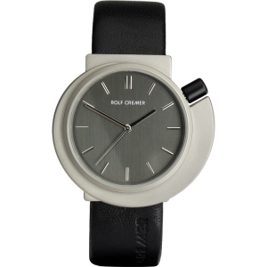 Rolf Cremer Spirale 492313 Horlogeband Zwart Leer 20mm