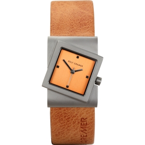 Rolf Cremer Turn 492359 Horlogeband Oranje Leer 22mm