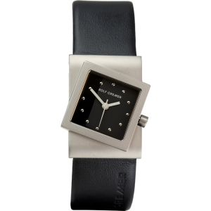 Rolf Cremer Turn 492361 Horlogeband Zwart Leer 22mm