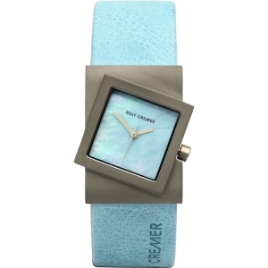 Rolf Cremer Turn 492369 Horlogeband Licht Blauw Leer 22mm