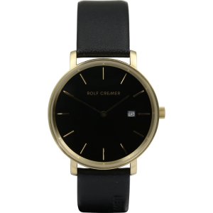 Rolf Cremer "Flat 38" 501506 Horlogeband Zwart Leer 18mm