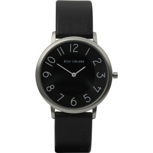 Rolf Cremer Gent 503703 Horlogeband Zwart Leer 18mm