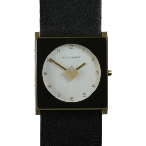 Rolf Cremer Cube 506002 Horlogeband Zwart Leer 32mm