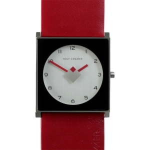 Rolf Cremer Cube 506007 Horlogeband Rood Leer 32mm