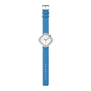 Rolf Cremer Big Corner 506851 Horlogeband Blauw Leer 18mm