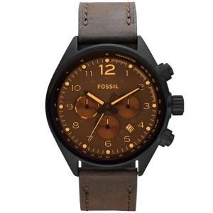 Fossil CH2782 Horlogeband Bruin Leer 