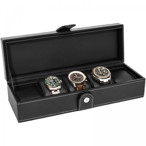 La Royale Classico 5 Horlogebox Zwart- 5 horloges