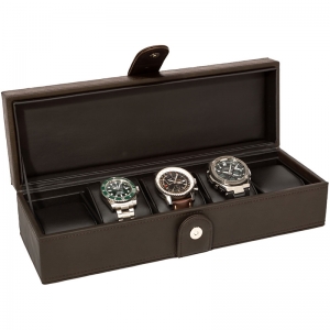 La Royale Classico 5 Horlogebox Bruin - 5 horloges