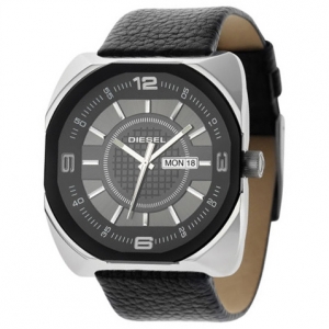 Diesel DZ1117 Horlogeband Zwart Leer