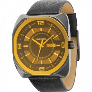 Diesel DZ1187 Horlogeband Zwart Leer 