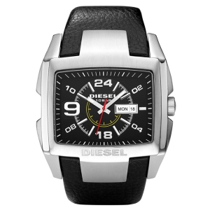 Diesel DZ1215 Horlogeband Zwart Leer
