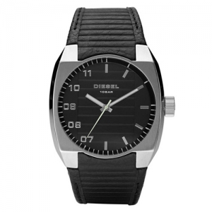 Diesel DZ1393 Horlogeband Zwart Leer 