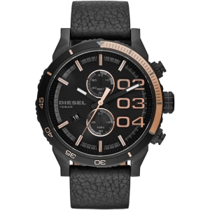 Diesel DZ4327 Horlogeband Zwart Leer