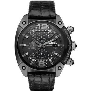 Diesel DZ4372 Horlogeband Zwart Leer 