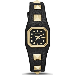 Diesel DZ5503 Horlogeband Zwart Leer
