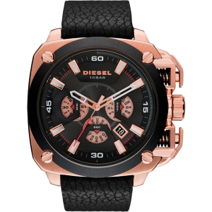 Diesel DZ7346 Horlogeband Zwart Leer 