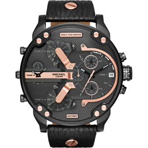Diesel DZ7350 Horlogeband Zwart Leer 