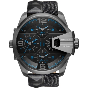 Diesel DZ7393 Horlogeband Zwart Denim Leer 