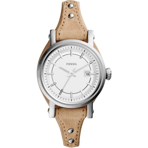 Fossil ES3908 Horlogeband Beige Leer 