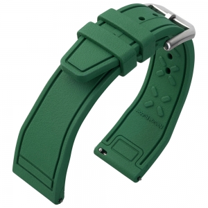 IWC Stijl Horlogeband FKM Rubber Groen