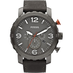 Fossil JR1419 Horlogeband Grijs Leer  