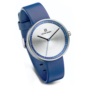 Jacob Jensen horlogeband Strata 282 Blauw Leer 16mm
