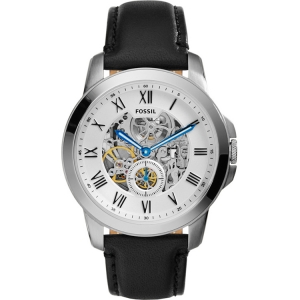 Fossil ME3053 Horlogeband Zwart Leer 