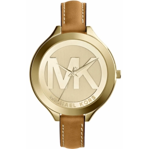 Michael Kors MK2326 Horlogeband Bruin Leer 