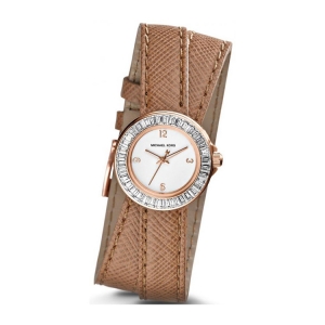 Michael Kors MK2338 Horlogeband Bruin Leer 