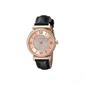 Michael Kors MK2376 Horlogeband Zwart Leer 