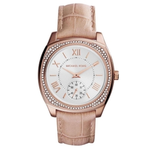 Michael Kors MK2388 Horlogeband Beige Leer 