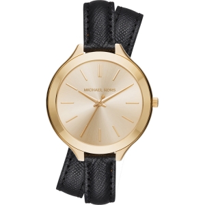 Michael Kors MK2468 Horlogeband Zwart Leer 