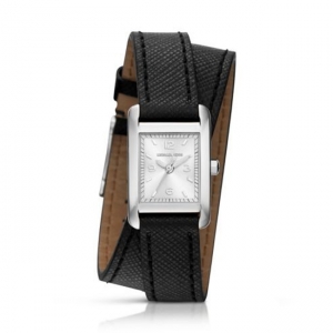 Michael Kors MK2497 Horlogeband Zwart Leer 