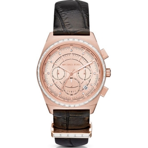 Michael Kors MK2616 Horlogeband Zwart Leer