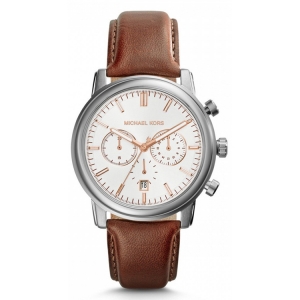 Michael Kors MK8372 Horlogeband Bruin Leer 