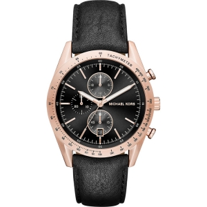 Michael Kors MK8440 Horlogeband Zwart Leer