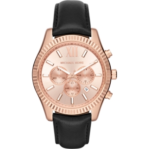 Michael Kors MK8516 Horlogeband Zwart Leer 
