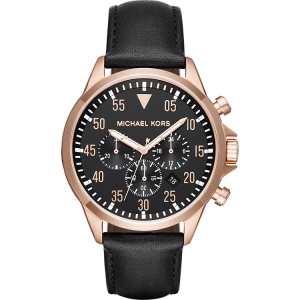 Michael Kors MK8535 Horlogeband Zwart Leer 
