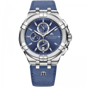 Maurice Lacroix Aikon AI1018 Horlogeband Denim