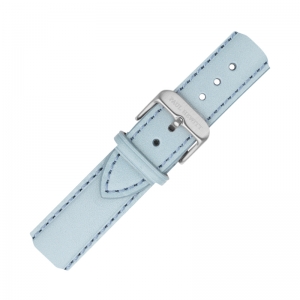 Paul Hewitt Lederen Horlogeband Lichtblauw met Stalen Gesp 20mm