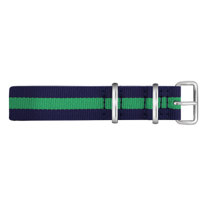 Paul Hewitt NATO Horlogeband Marineblauw Groen met Stalen Gesp 20mm