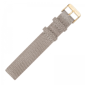 Paul Hewitt Perlon Horlogeband Beige met Gouden Gesp 20mm