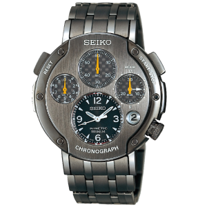 Seiko Kinetic Chronograph Horlogeband SBXZ003 / SLQ005 Titanium