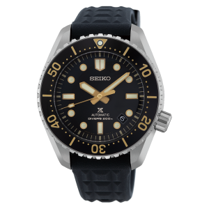 Seiko Prospex Horlogeband SLA057 Zwart Rubber 20mm