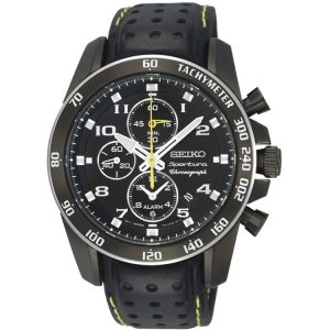 Seiko Sportura Horlogeband SNAE67P1 Zwart Leer 